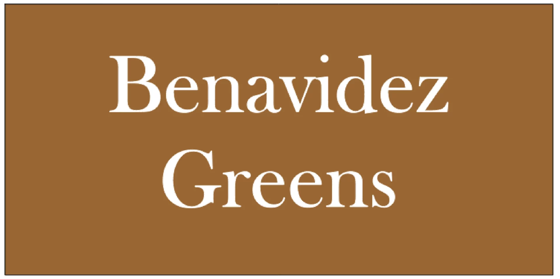 Benavidez Greens